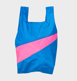 Susan Bijl The New Shopping Bag Medium | Wave & Fluo Pink