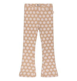 Daily Seven Fared rib printed pants | Camel Sand