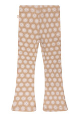 Daily Seven Fared rib printed pants | Camel Sand