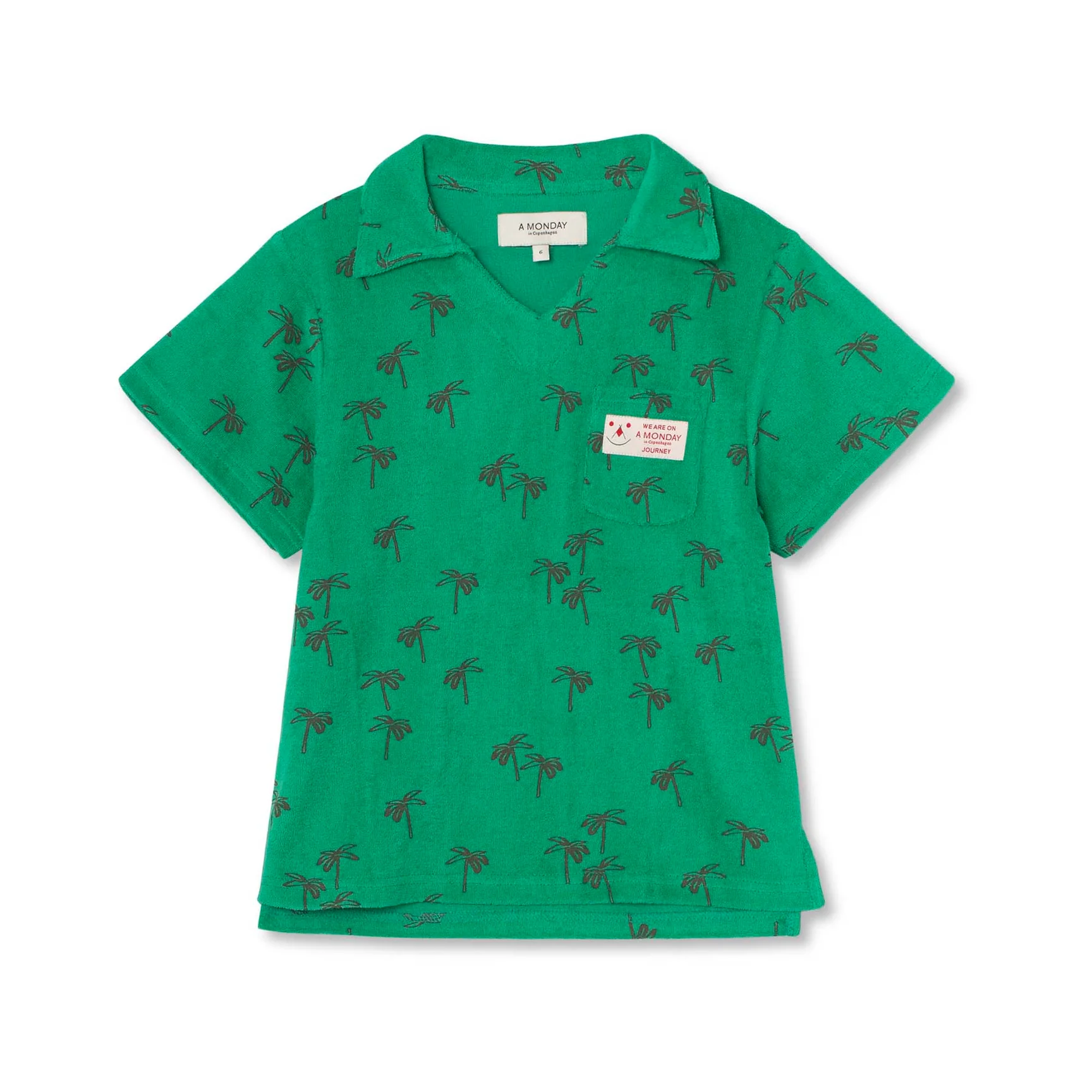 A Monday Adam Polo | Palm Tree Print