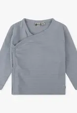 Daily Seven T-shirt Longsleeve wrap structure | Grey Blue