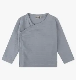 Daily Seven T-shirt Longsleeve wrap structure | Grey Blue