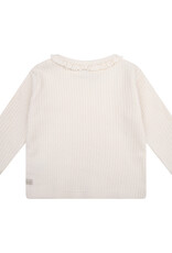 Daily Seven T-shirt Longsleeve Fancy Rib | Cream