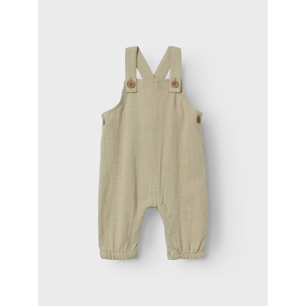 Lil Atelier Fin Loose Overall | Moss Gray