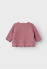 Lil Atelier Dora LS Loose Knit Card | Nostalgia Rose