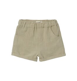 Lil Atelier Fin Loose Shorts | Moss Gray