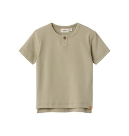 Lil Atelier Gago Fan SS Top Lil | Moss Gray