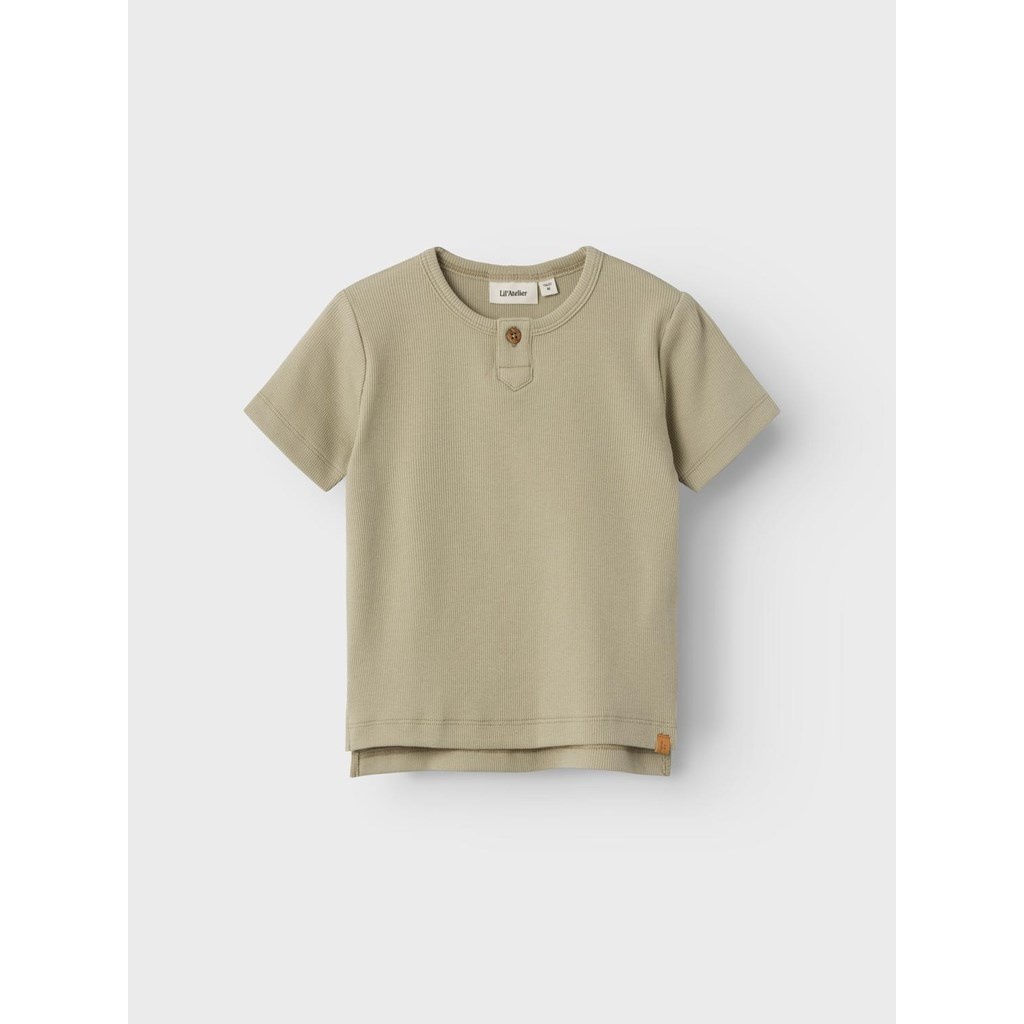 Lil Atelier Gago Fan SS Top Lil | Moss Gray