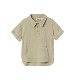 Lil Atelier Loose Shirt | Moss Gray