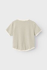 Lil Atelier Fon Loose Top | Moss Gray