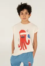 Lötie kids Sleeveless T-shirt Octopus | Off White