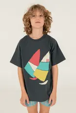 Lötie kids Wide Fit T-shirt Windsurf | Anthracita