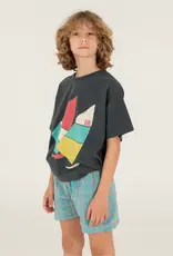 Lötie kids Wide Fit T-shirt Windsurf | Anthracita