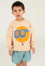 Lötie kids Sweatshirt Sun&Glasses | Latte