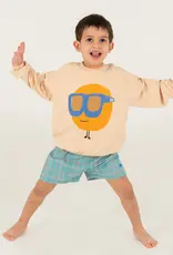 Lötie kids Sweatshirt Sun&Glasses | Latte