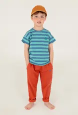 Lötie kids T-shirt Short Sleeve Stripes+Fish | Blue