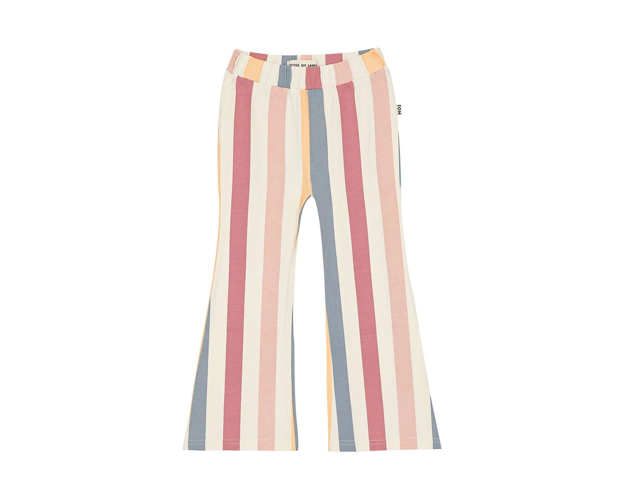 House of Jamie Flared pants | Rainbow Stripes