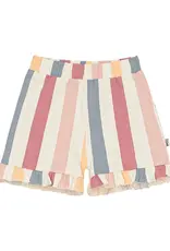 House of Jamie Ruffled shorts | Rainbow Stripes