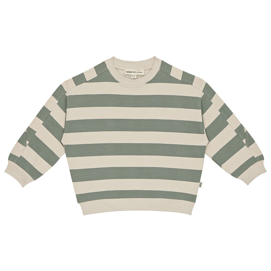 House of Jamie Sweatshirt Storm Sea Stripes