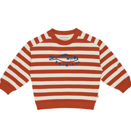 House of Jamie Sweatshirt Baked Apple Stripes