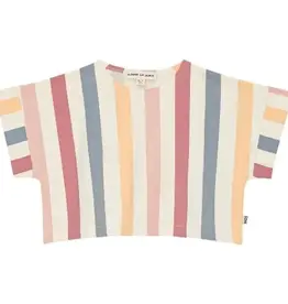 House of Jamie Relaxed Tee | rainbow Stripes