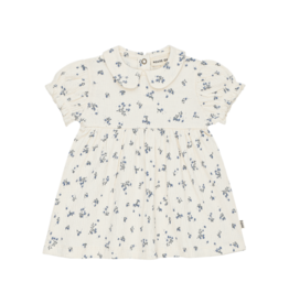 House of Jamie Baby Collar Dress | Stone Blue Floral