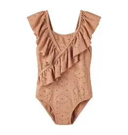 Lil Atelier Swimsuit Lil | Mocha Mousse