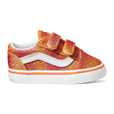 Vans Old Skool V Sunrise Glitter | Multi/True White