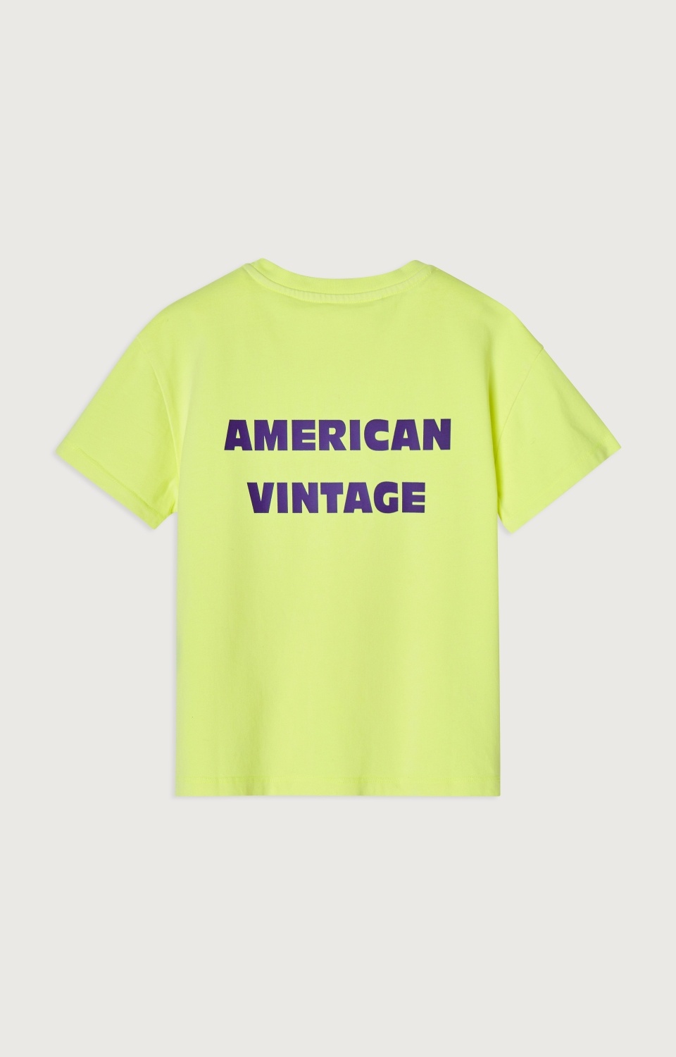 American Vintage T-shirts Fizvalley | Vintage Neon geel