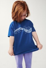 American Vintage Kids T-shirt Fizvalley | Vintage Royal Blue