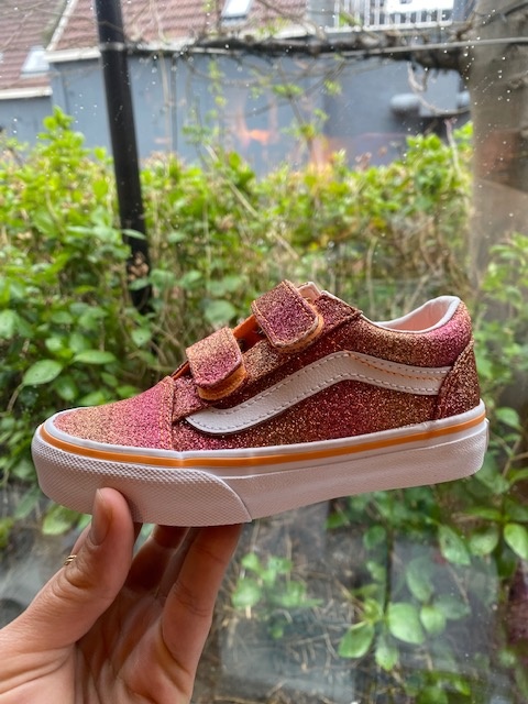 Vans Vans Old Skool V Sunrise Glitter | Multi/True White