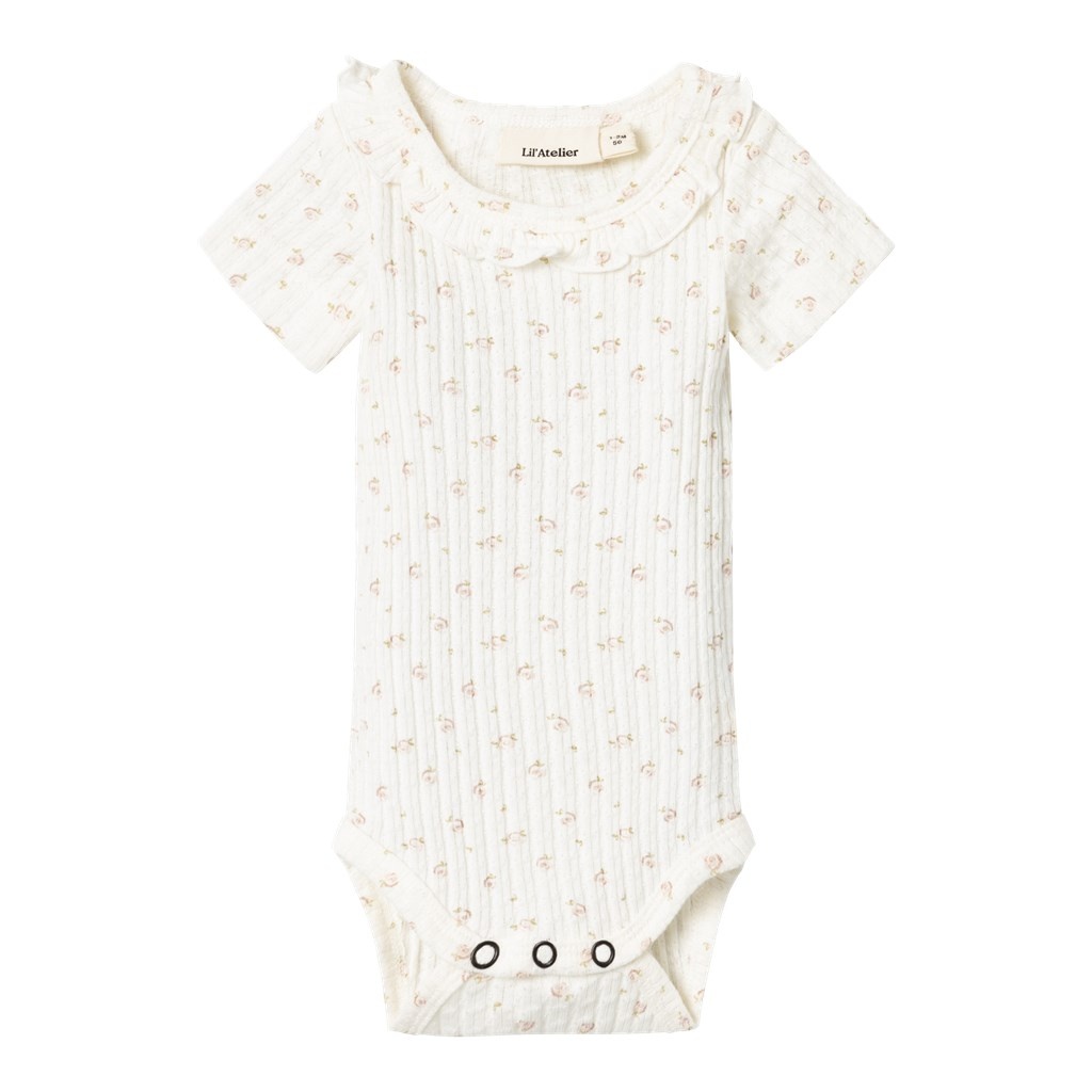 Lil Atelier Hulla SS Slim Body Lil | Coconut Milk