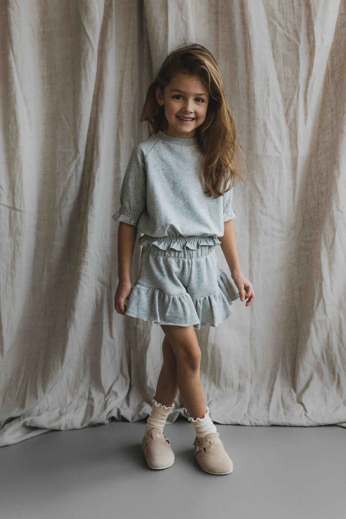 Charlie Petite Ines short | grey melange