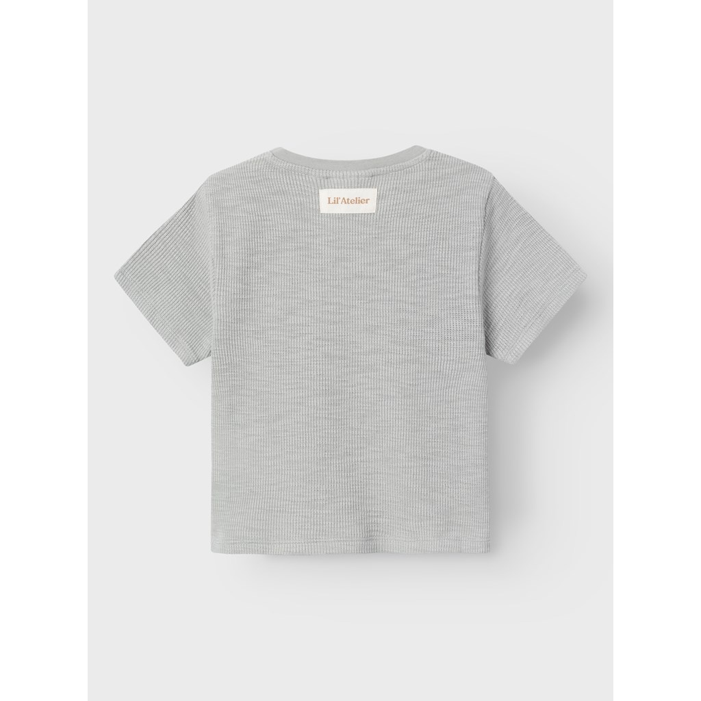 Lil Atelier Honjo SS Loose Top | Limestone