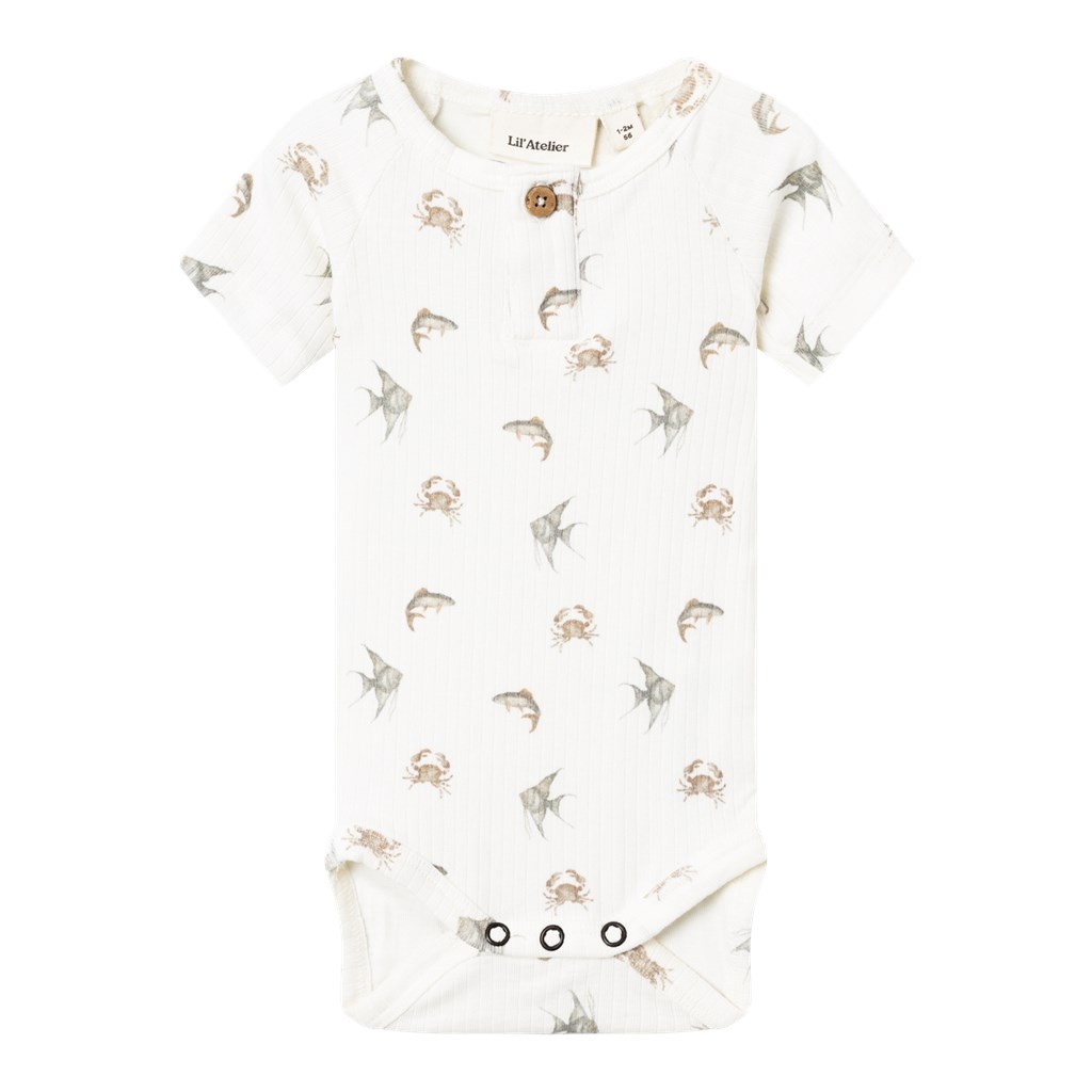 Lil Atelier Gio SS Slim Body | Coconut Milk/Crab