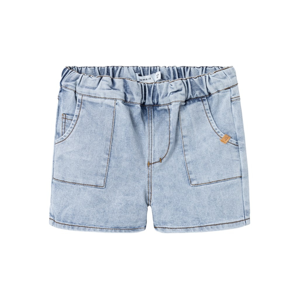 Lil Atelier Ben Loose Dnm Short | Light Blue Denim