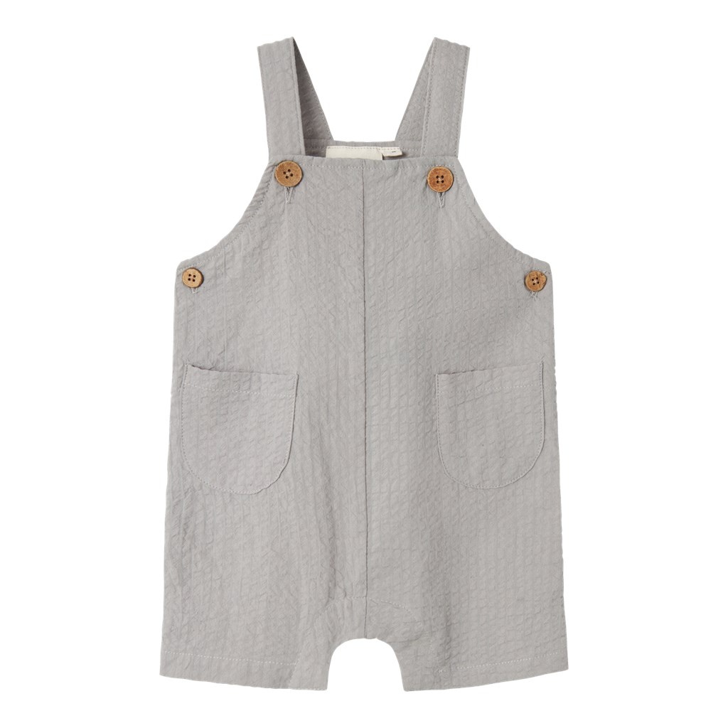 Lil Atelier Homan Loose Overall | Limestone