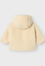 Lil Atelier Loose Sherpa jacket | Sandshell