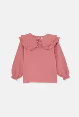 My Little Cozmo Textured Double Collar Blouse | Rose