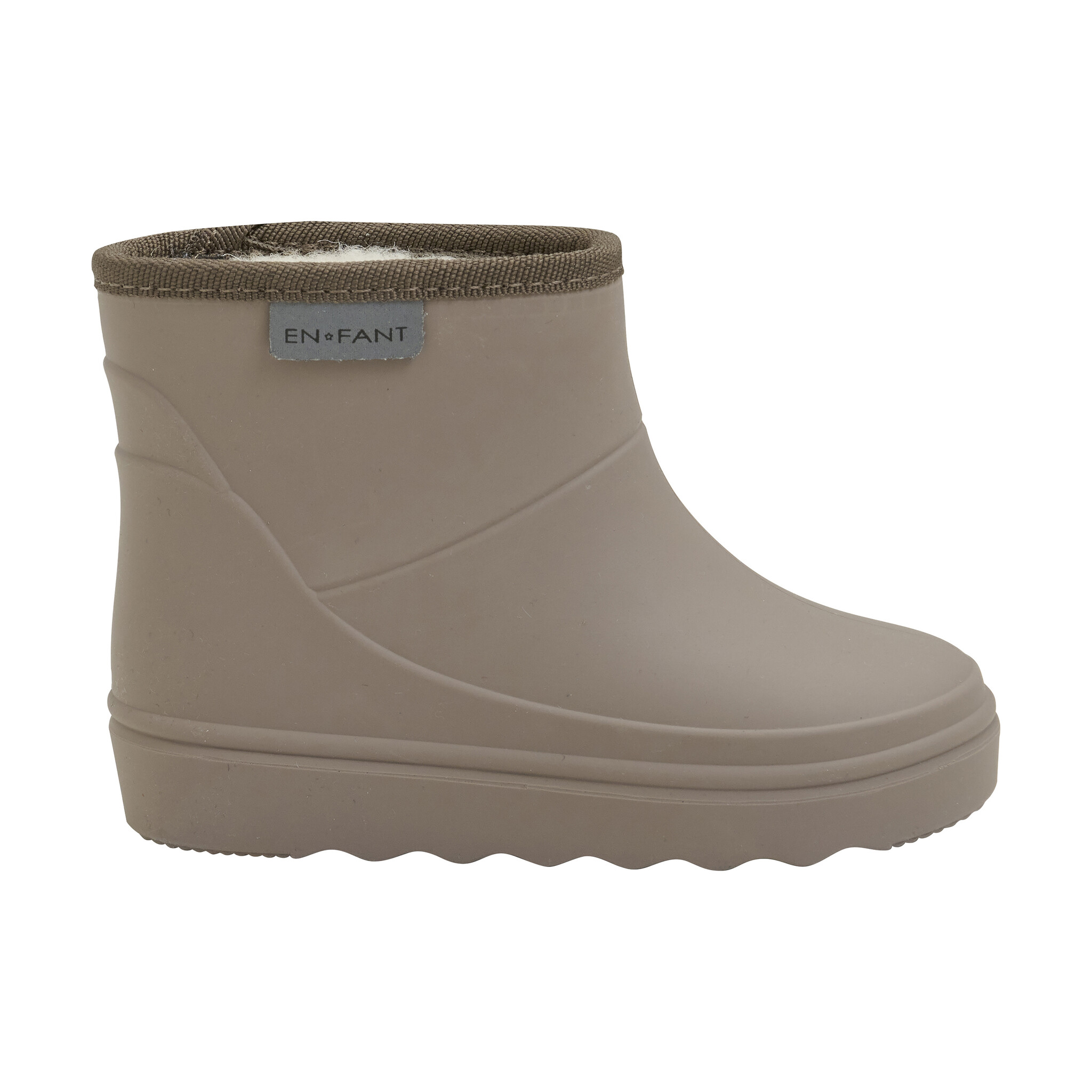 Enfant Thermo Boots Short Solid | Pine Bark