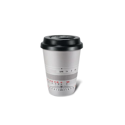 Leica Coffee Mug "Noctilux-M 50", silver Leica Coffee Mug "Noctilux-M 50", silver