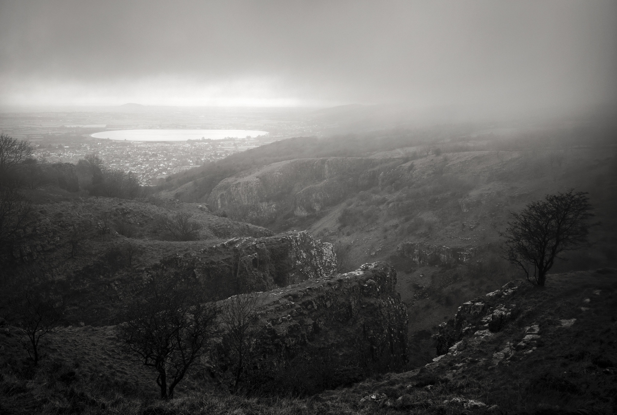 A view from the top of Cheddar Gorge in Somerset ©Matt Walkley