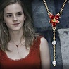 The Noble Collection Harry Potter: Hermione's Red Crystal Necklace The Noble Collection Harry Potter: Hermione's Red Crystal Necklace