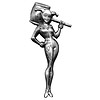 Batman TAS: Harley Quinn Fig Bottle Opener Batman TAS: Harley Quinn Fig Bottle Opener