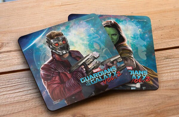 Marvel: Guardians of the Galaxy 2: Guardians Hardboard Coaster Set Marvel: Guardians of the Galaxy 2: Guardians Hardboard Coaster Set