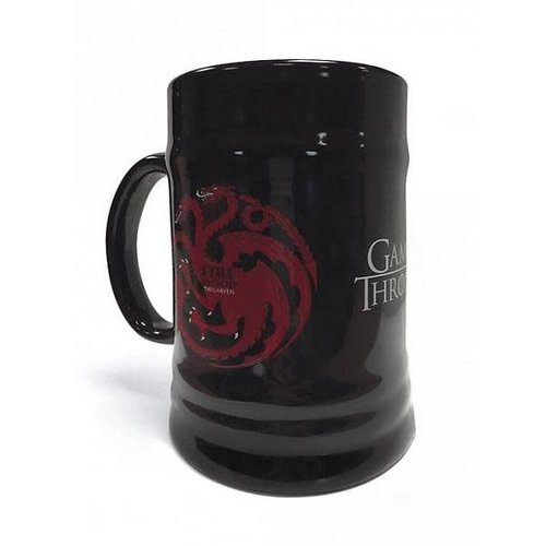 Hole In The Wall Game Of Thrones House Targaryen - Ceramic Stein Hole In The Wall Game Of Thrones House Targaryen - Ceramic Stein