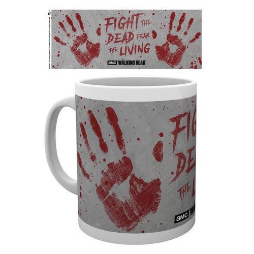 Hole In The Wall The Walking Dead Hand Prints - Mug Hole In The Wall The Walking Dead Hand Prints - Mug
