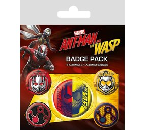 Hole In The Wall Marvel: Ant-Man and The Wasp Badge pack Hole In The Wall Marvel: Ant-Man and The Wasp Badge pack