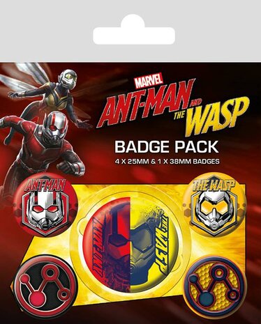 Hole In The Wall Marvel: Ant-Man and The Wasp Badge pack Hole In The Wall Marvel: Ant-Man and The Wasp Badge pack