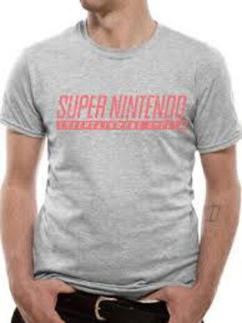 CID Nintendo: Snes T-Shirt light grey CID Nintendo: Snes T-Shirt light grey